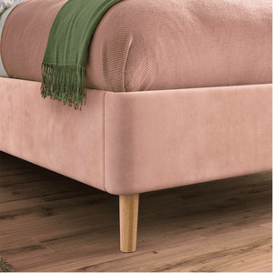Royalrest King size Upholstered Bed Without Box Storage