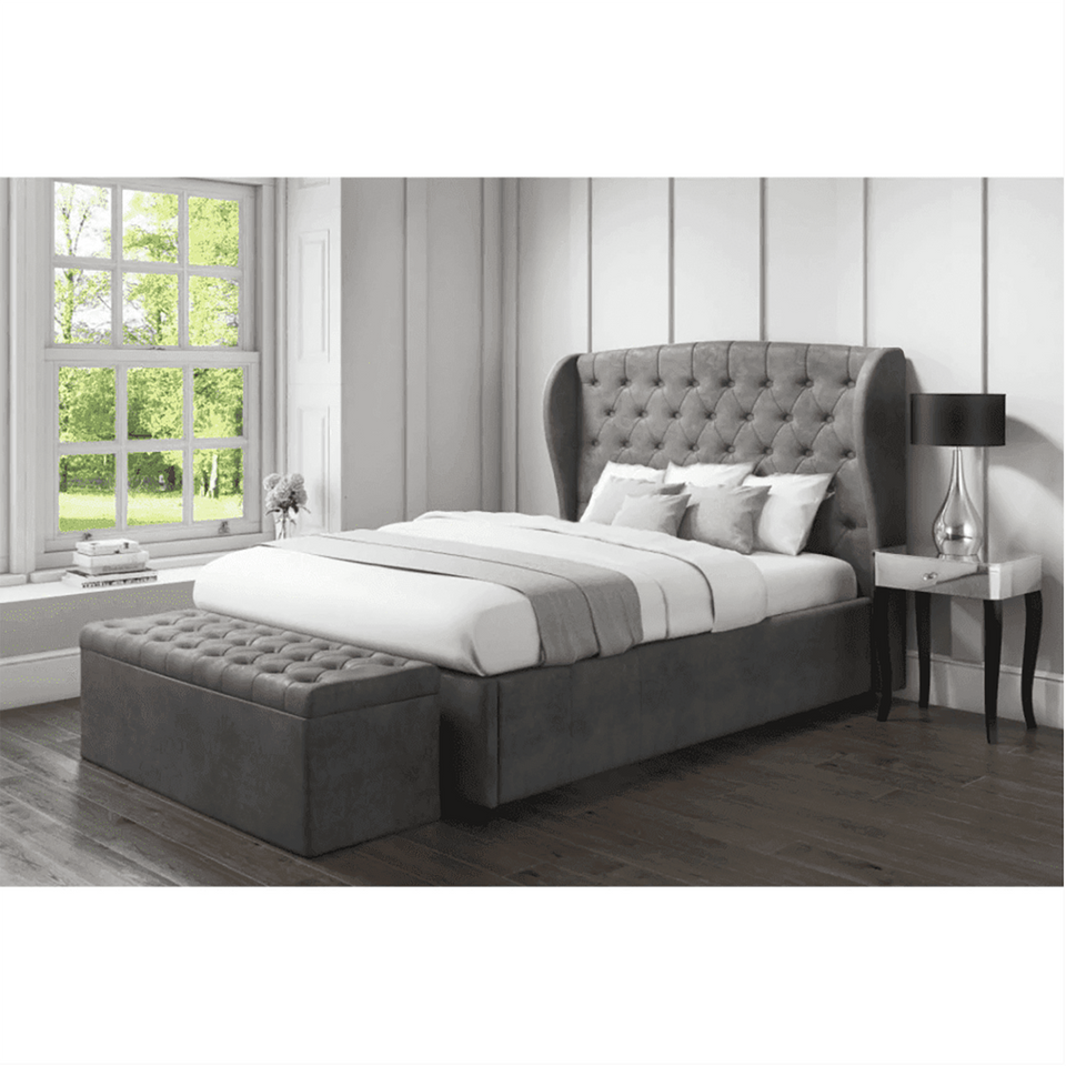 Seraphius Upholstered Bed With Box Storage