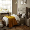 Sprucely Upholstered Bed With Box Storage