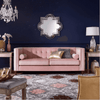 Knole 3 Seater Sofa in pink colour