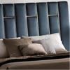 Elitaria Upholstered Bed in Greyish Blue Colour With Drawer Storage