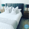 Contemporary Upholstered Bed With Box Storage