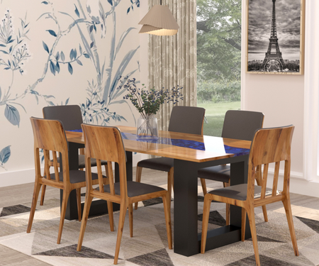 Marlowe Solid Wood Dining Table Set
