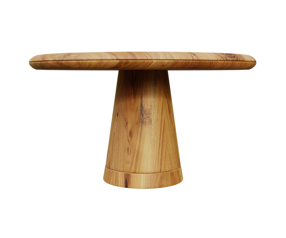 Selene Solid Wood Round Coffee Table