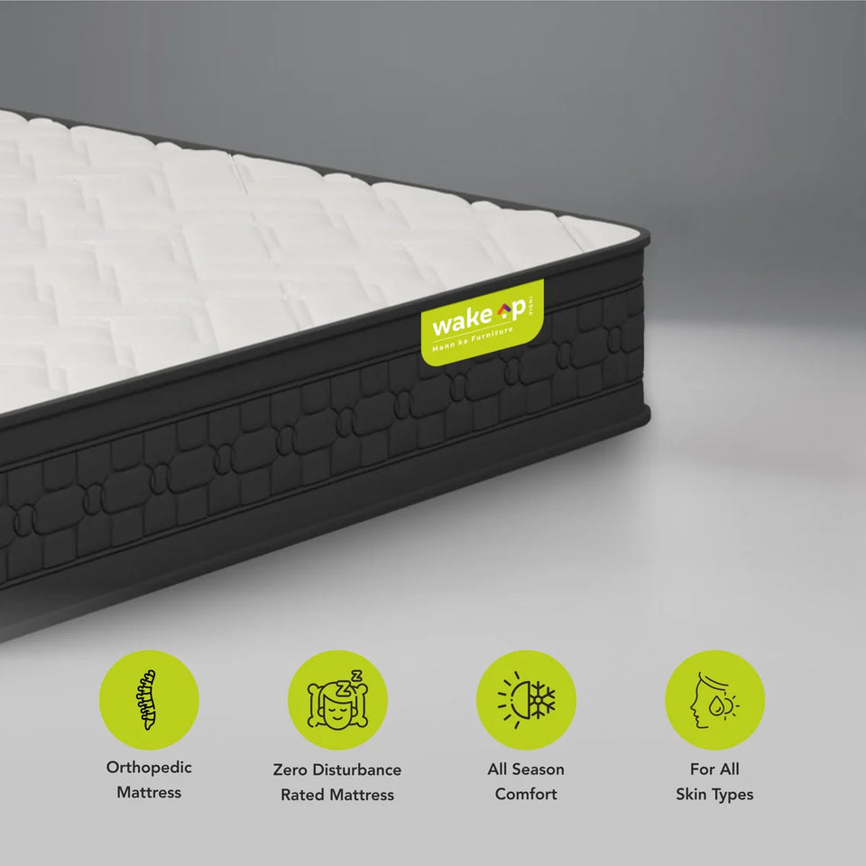 Dreak Trading | Luxuriate Hybrid Mattress | Memory foam with Pocket Spring | 15 Years Warranty | Medium Firm