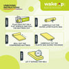Wakeup India | Smart Tech Pillow Top Mattress | Pocket Spring with Softy Foam | 15 Years Warranty | Medium Firm