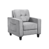 Camelback 3 Seater Sofa in grey colour