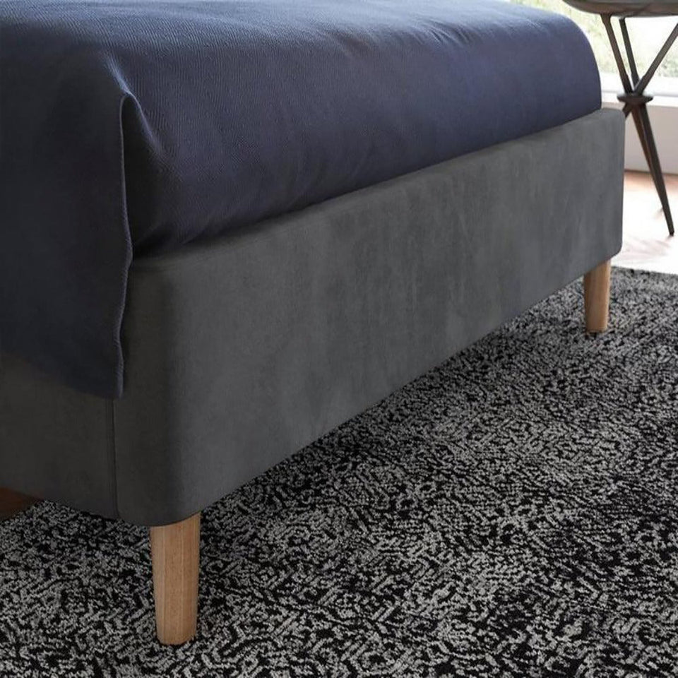 Royalrest King size Upholstered Bed Without Box Storage