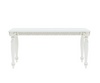 Sumptuous Solid Wood White Dining Table