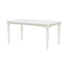 Sumptuous Solid Wood White Dining Table
