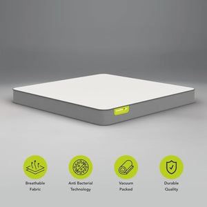 Wakeup India | PureLuxe Mattress | Latex Ortho Foam | 15 Years Warranty | Medium Firm