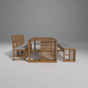 Garten Acacia Wood Dining Table with Natural Finish