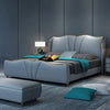 Equinox Upholstered Bed in Aqua Colour With Box Storage