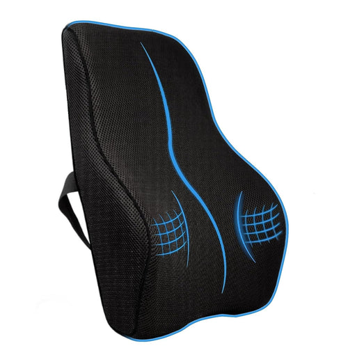 Chair Back Rest High Density Memory Foam Pillow – Backrest Support Cushion for Chair & Car Seat | Lumbar & Upper Back Pain Relief