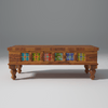 Keller Sheesham Wood Bench In Reddish Rosewood Finish
