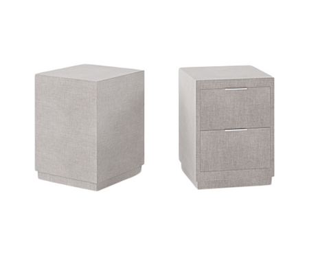 Plush Wooden Bedside Table
