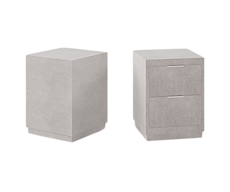 Plush Wooden Bedside Table