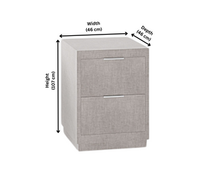 Plush Wooden Bedside Table