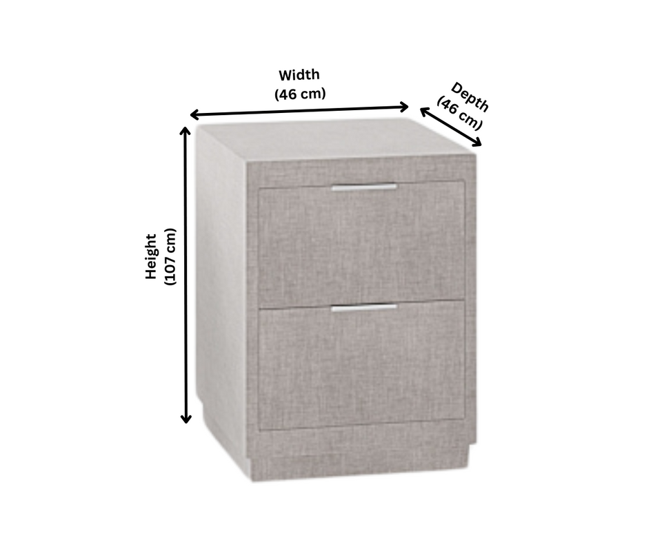 Plush Wooden Bedside Table