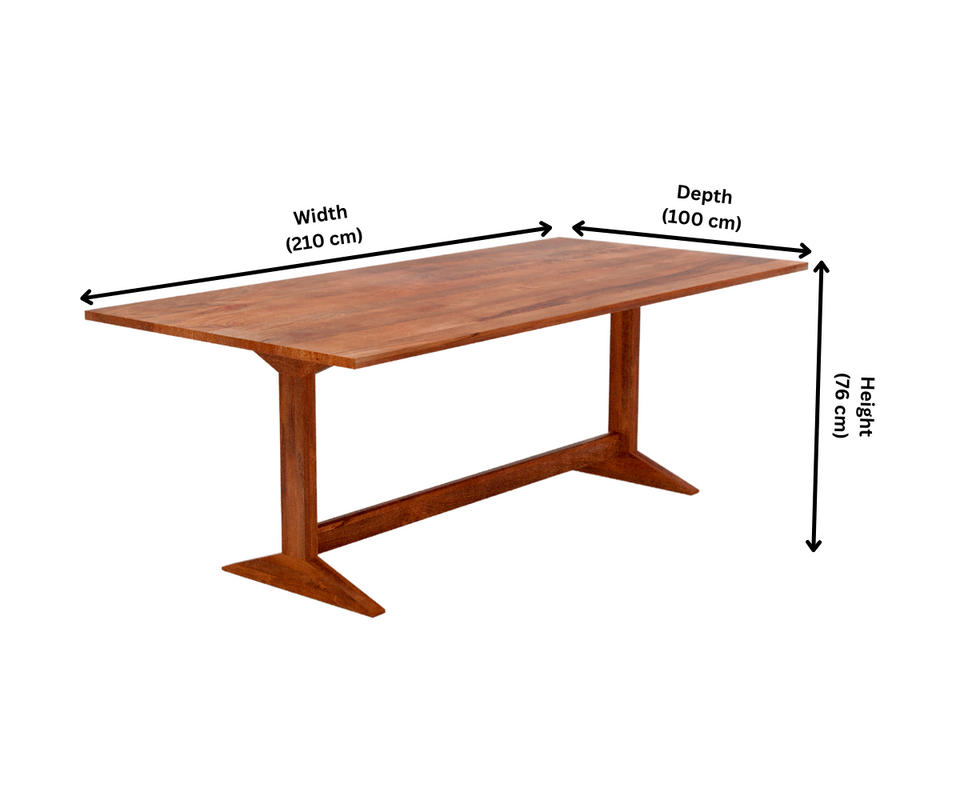 Classic Harmony Solid Wood Dining Table