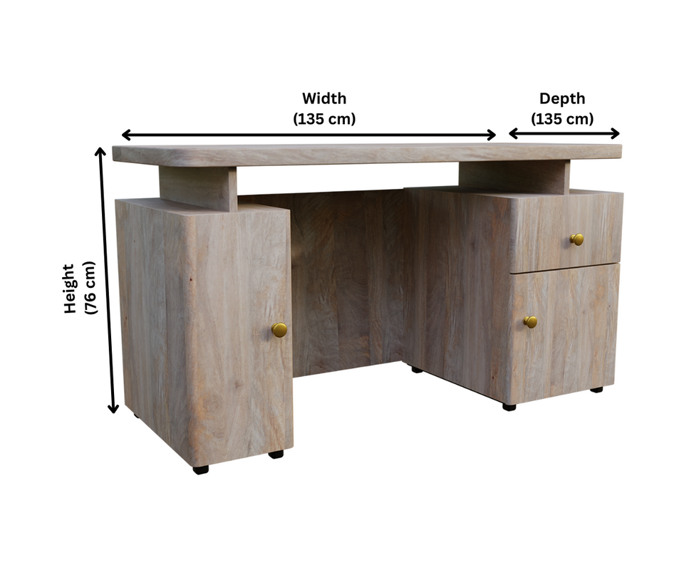 Bristol Mango Wood Computer Desk