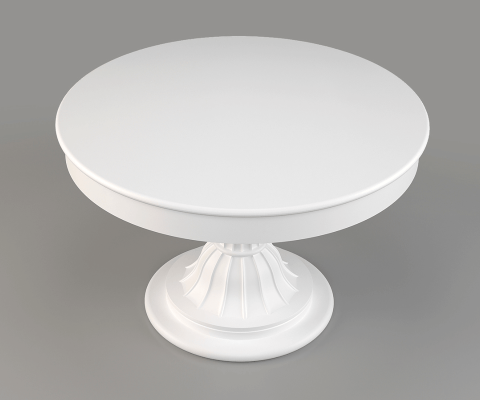 Azylo Luxury Solid Wood Round Dining Set