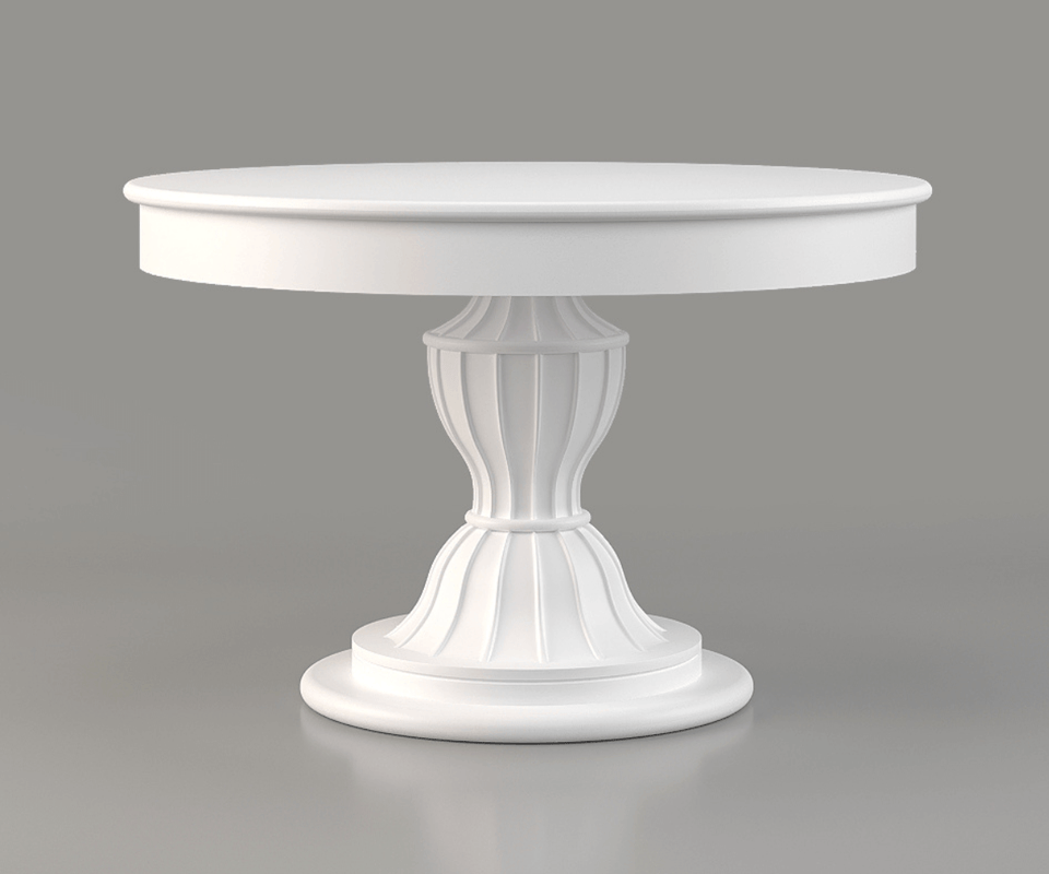 Azylo Luxury Solid Wood Round Dining Set