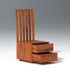 Eleganz Sheesham Wood Bedside in Maharani Color
