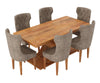 Caelistra Extendable 4-6 Seater Dining Table and Chairs Set