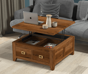 Caledonia Lift Top Coffee Table with Storage
