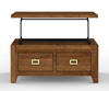 Caledonia Lift Top Coffee Table with Storage