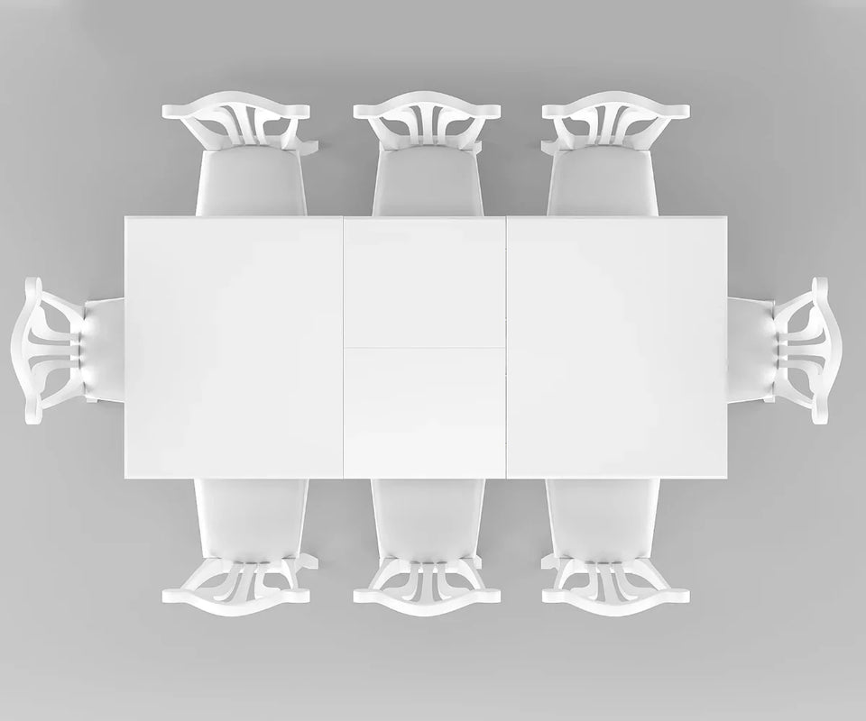Velostine 5 seater Dining Table with Bench and Chairs Set