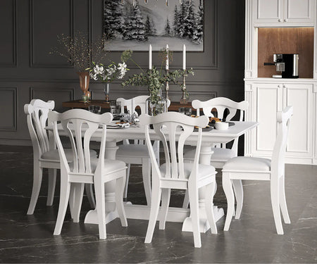 Callenbridge Extendable Double Pedestal Dining Set 6 Seater
