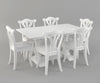 Velostine 5 seater Dining Table with Bench and Chairs Set