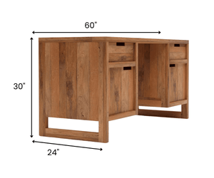 Cedarchron Wooden Office Desk