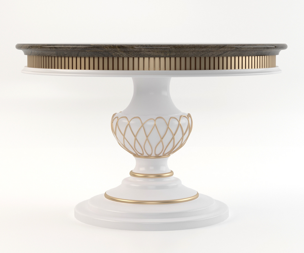 Celestiva Luxury Solid Wood Round Dining Table