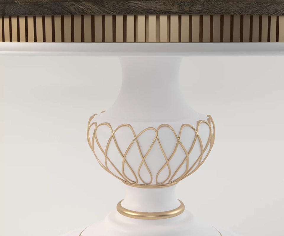 Celestiva Luxury Solid Wood Round Dining Set