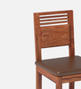 Velour Sheesham Wood Dining Table Set in Reddish walnut Color with 6 Seating