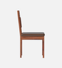 Velour Sheesham Wood Dining Table Set in Reddish walnut Color with 6 Seating