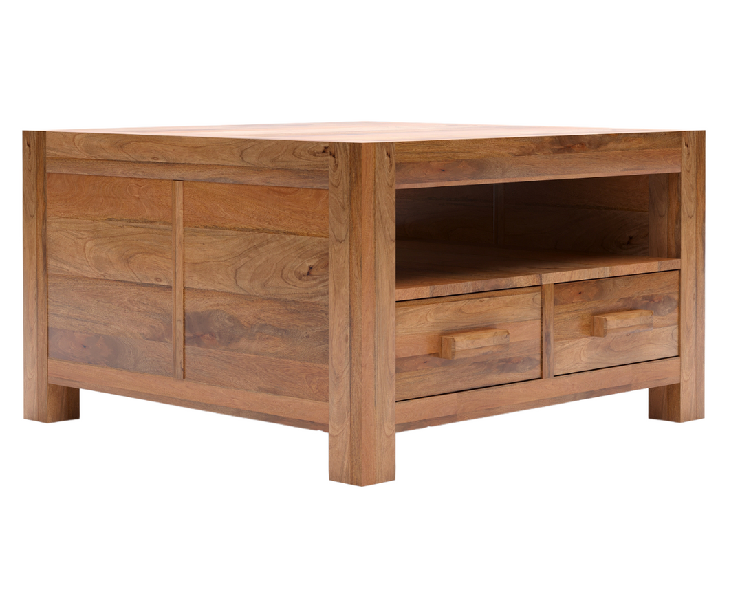 Clifton Solid Wood Square Coffee Table