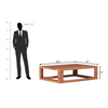 Cushy lounger Sofa Set with Coffee Table