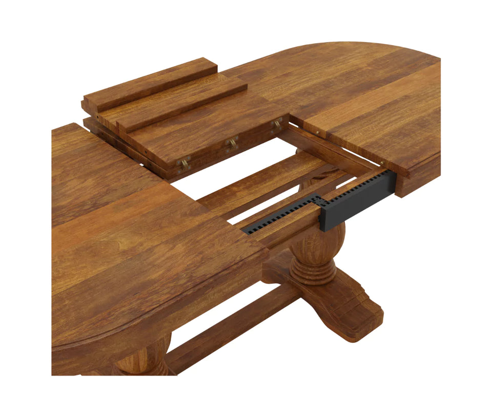 Coralia Double Pedestal Extendable Dining Table