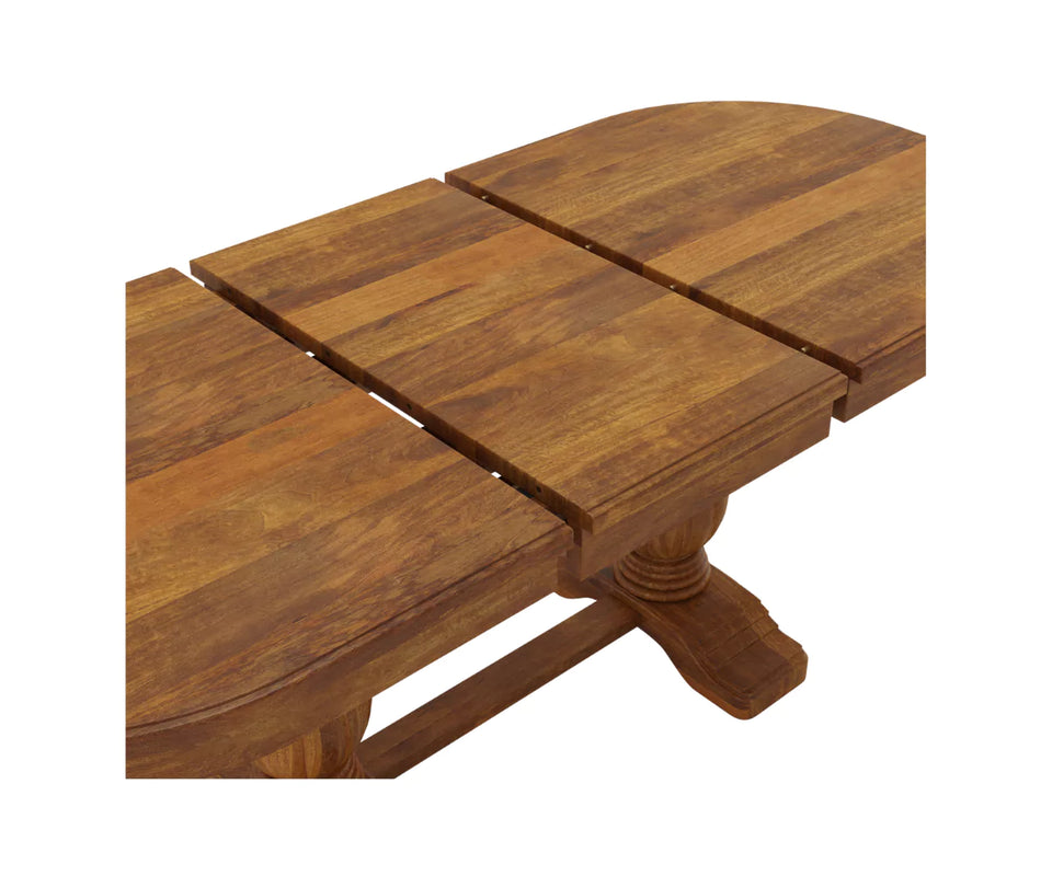 Coralia Double Pedestal Extendable Dining Table