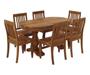 Coralia Double Pedestal Extendable Dining Table