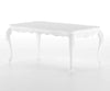Countryside Solid Wood Luxury White Dining Table