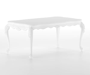Countryside Solid Wood Luxury White Dining Table