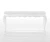 Countryside Solid Wood Luxury White Dining Table