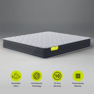 Dreak Trading | Dreamsway Mattress | Pocket Spring | 15 Years Warranty | Medium Soft