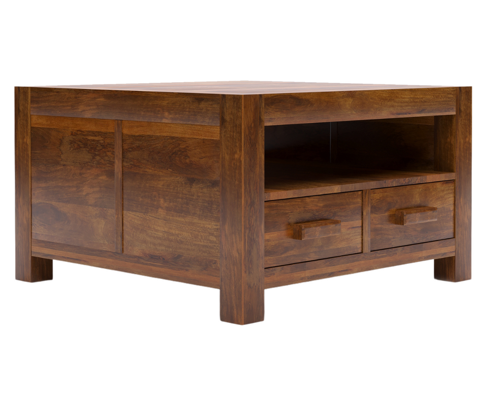Clifton Solid Wood Square Coffee Table