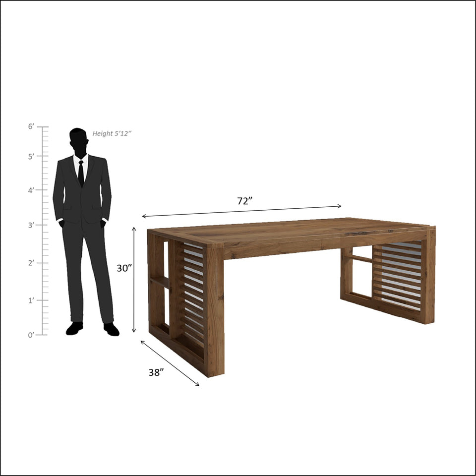 Garten Acacia Wood Dining Table with Natural Finish